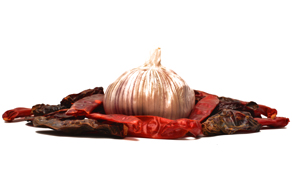 Ingredientes para la elaboración de nuestras salsas poco picantes