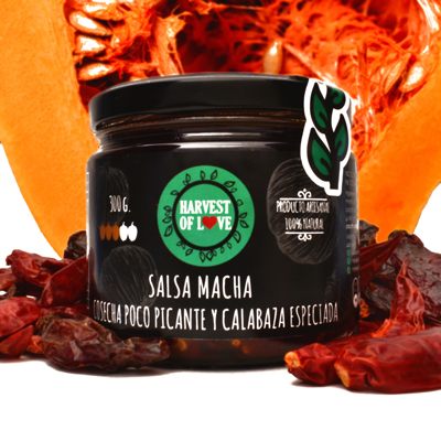 Salsa Macha Poco Picante con Calabaza Especiada 300ml