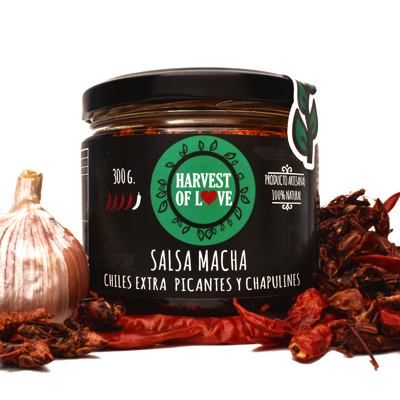 Salsa Macha Extra Picante con Chapulines 300ml