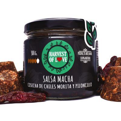 Salsa Macha de Chiles Morita con Piloncillo 300ml