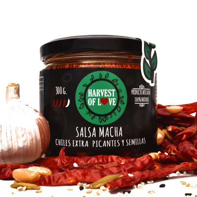 Salsa Macha Extra Picante con Semillas 300ml